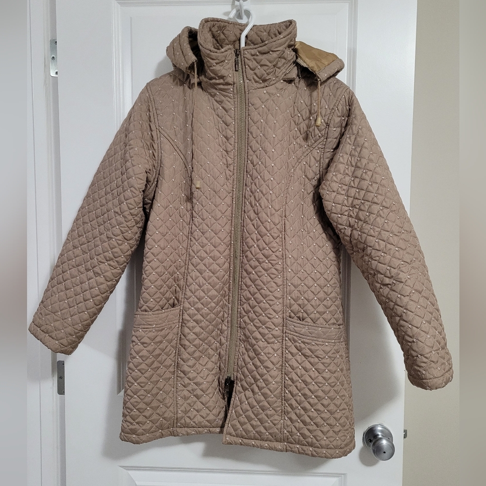 Goldie Quilted Jacket with hood size medium